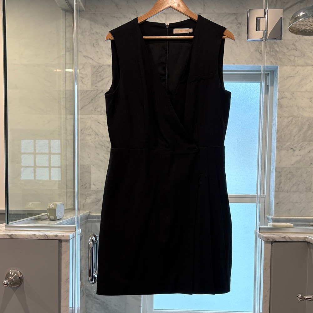 Tory Burch Elegant Navy Blue Mini Dress